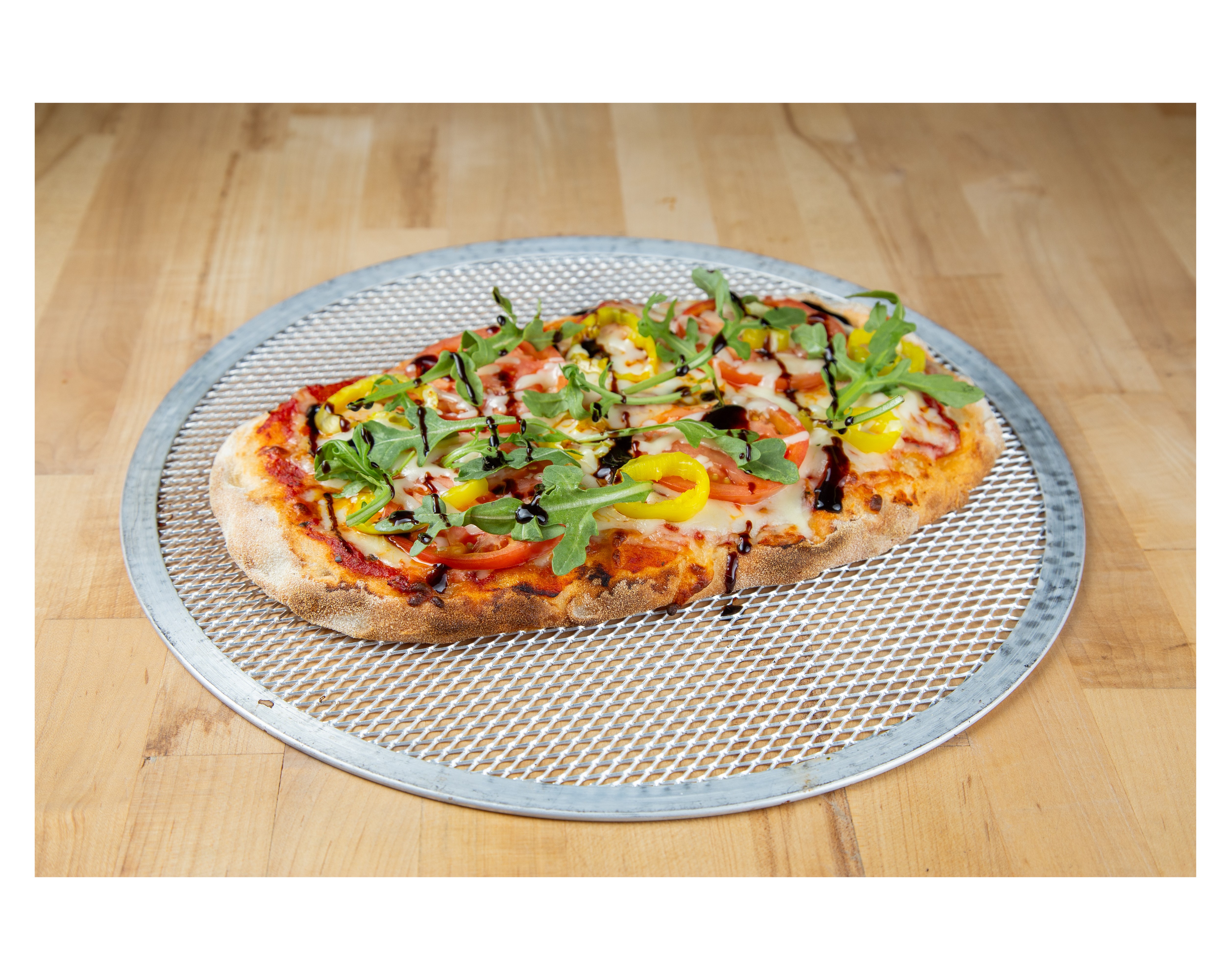 Vaulted flatbread pizza